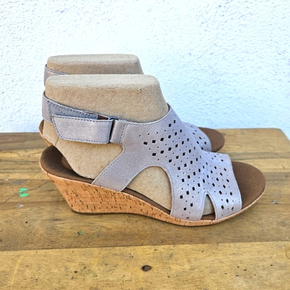 Rockport Briah Hood Slingback Wedges Sandals Size 9.5 - Picture 10 of 16